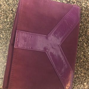 Yves Saint Laurent Purple Clutch